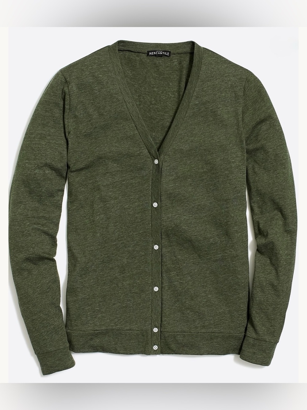 NWT J.Crew olive green cotton shirt - Size Small